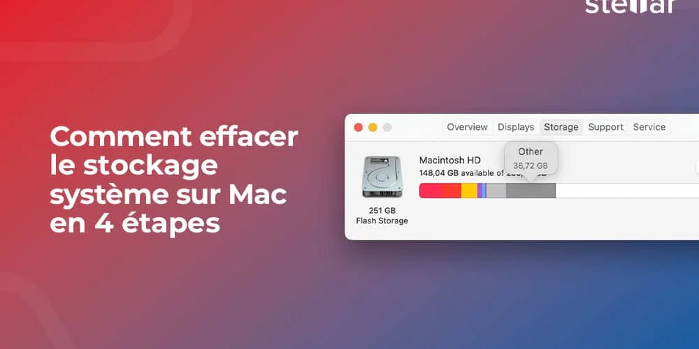 Comment nettoyer le stockage d'un Mac